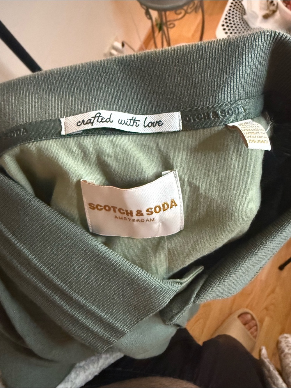 Scotch & Soda Olive Green Men's Polo - Picture 8 of 10